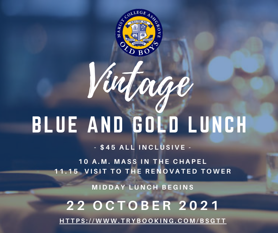 You are currently viewing Vintage Blue and Gold Lunch – 22 October 2021