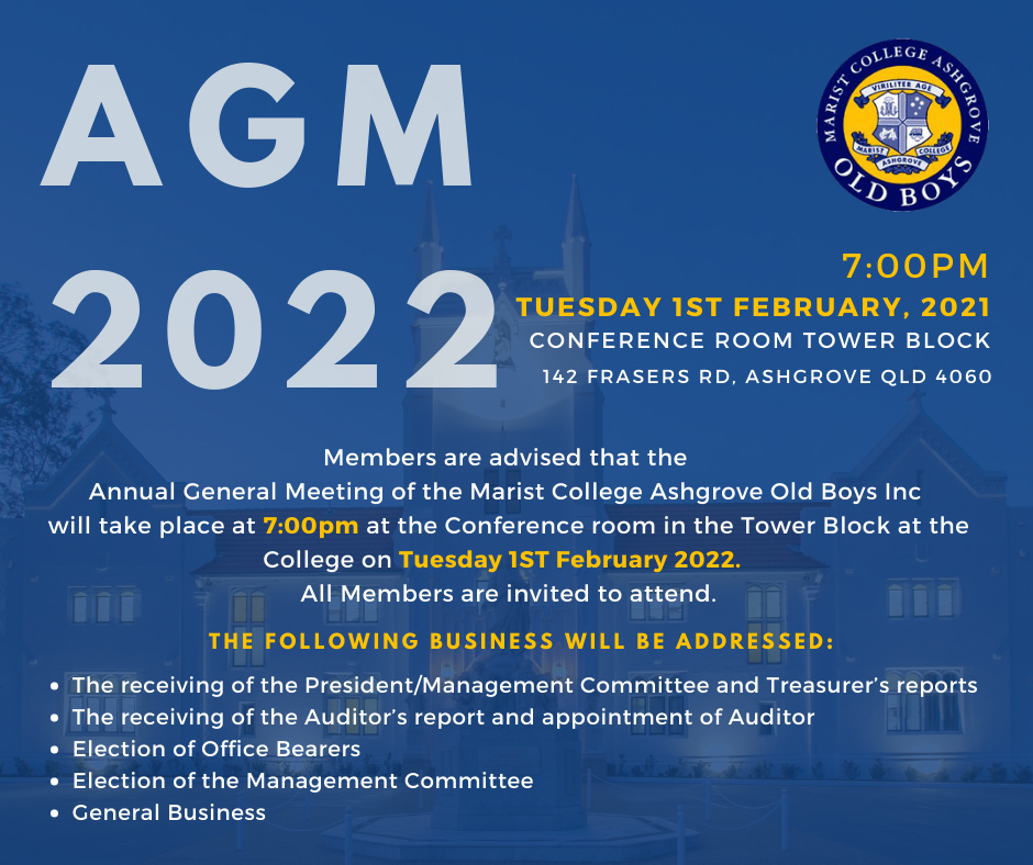 Read more about the article AGM – 1st Feb 2021