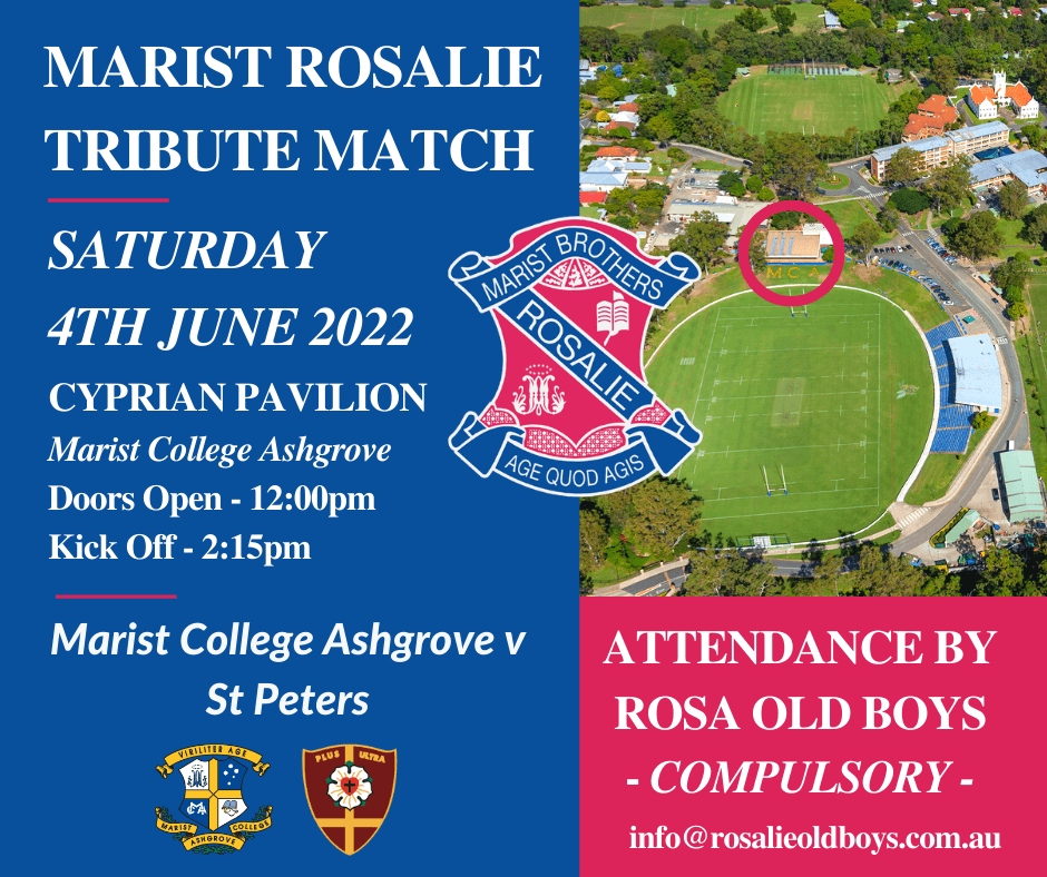 Read more about the article Rosalie Tribute Match – 4 June 2022