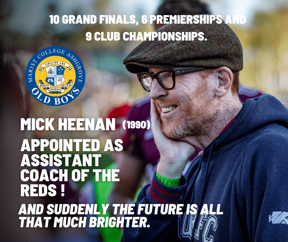 You are currently viewing Mick Heenan (1990) Appointed as Assistant Coach of the Reds!