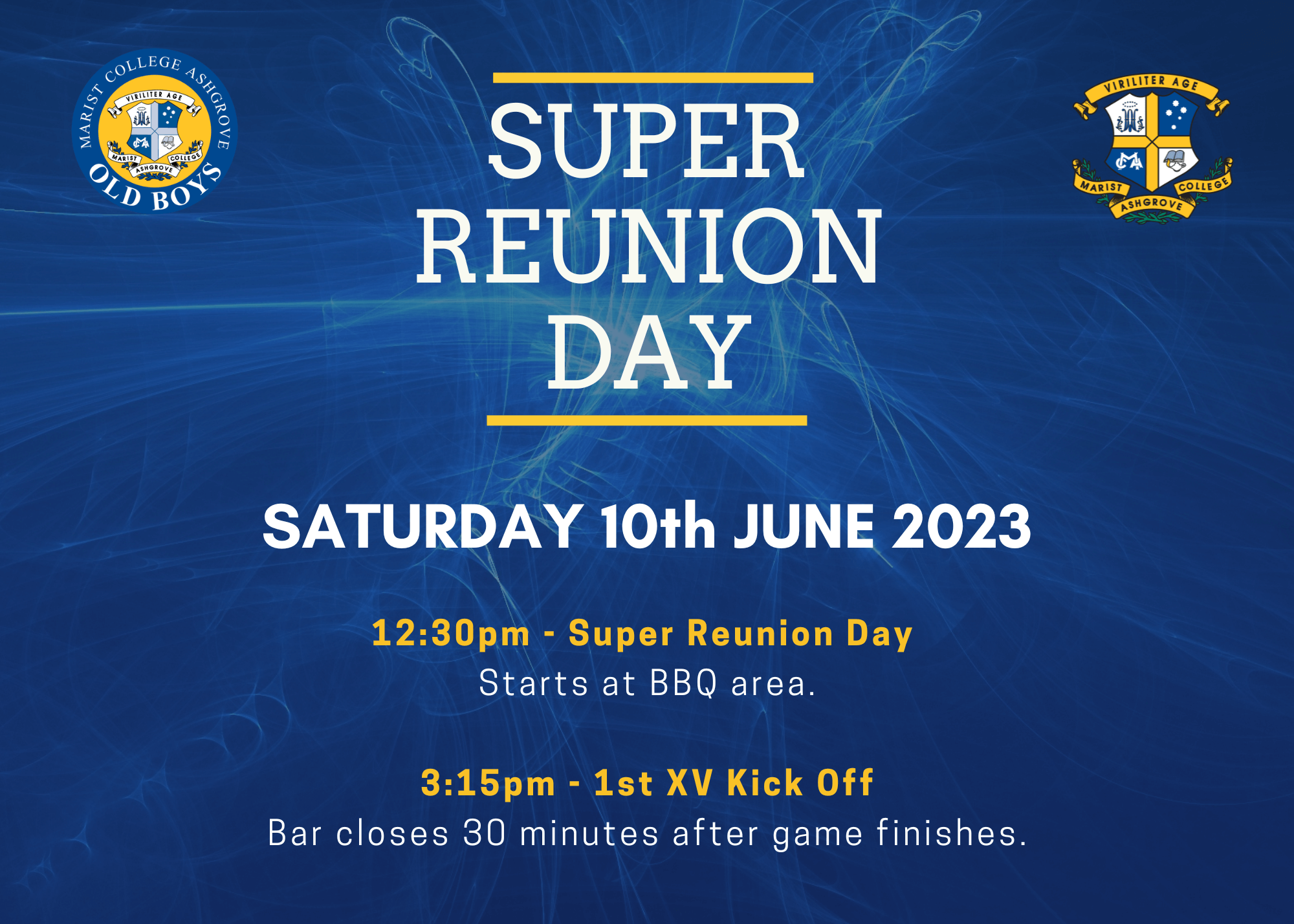 You are currently viewing Super Reunion Weekend 2023