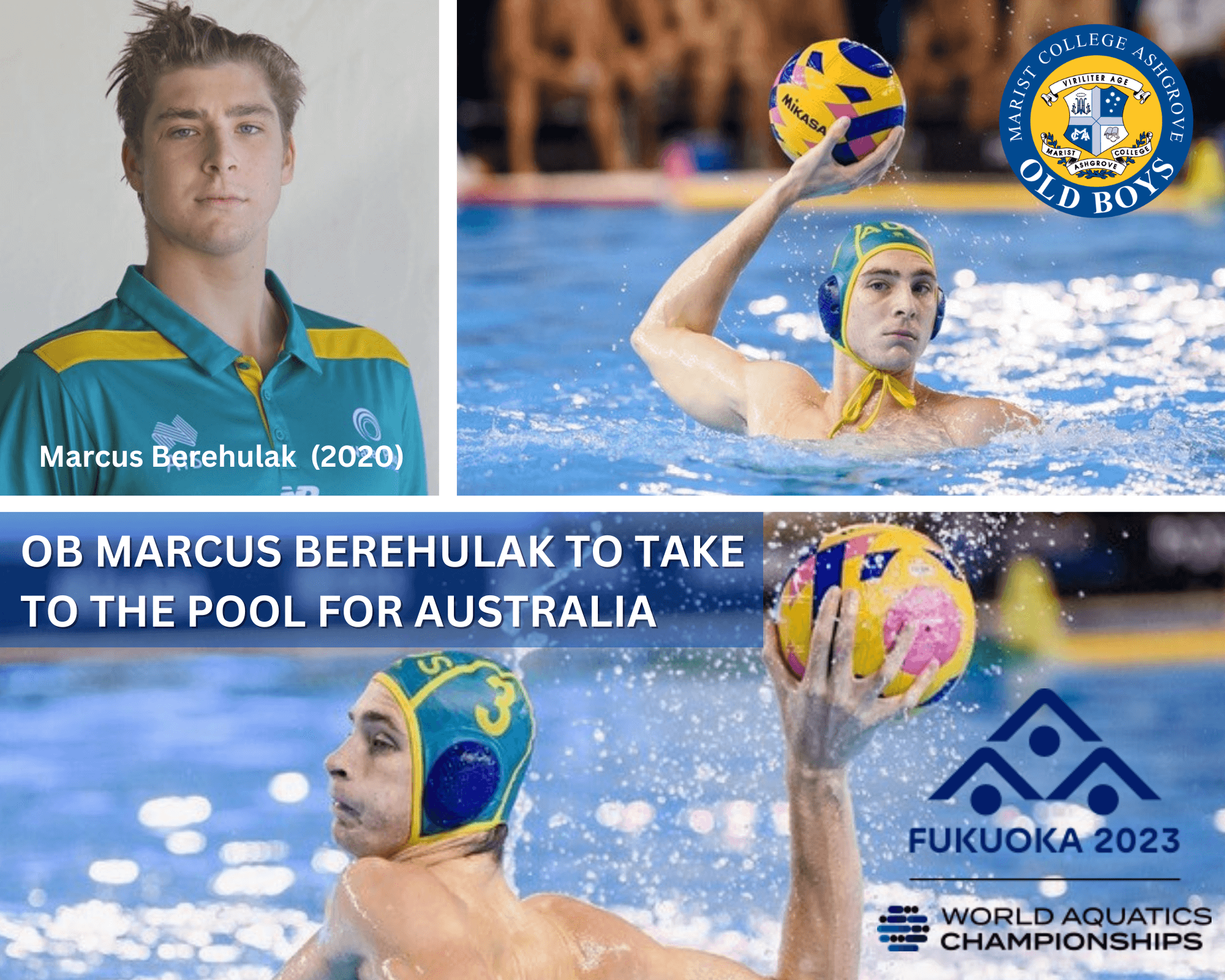 You are currently viewing OB Marcus Berehulak to Take to the Pool for Australia
