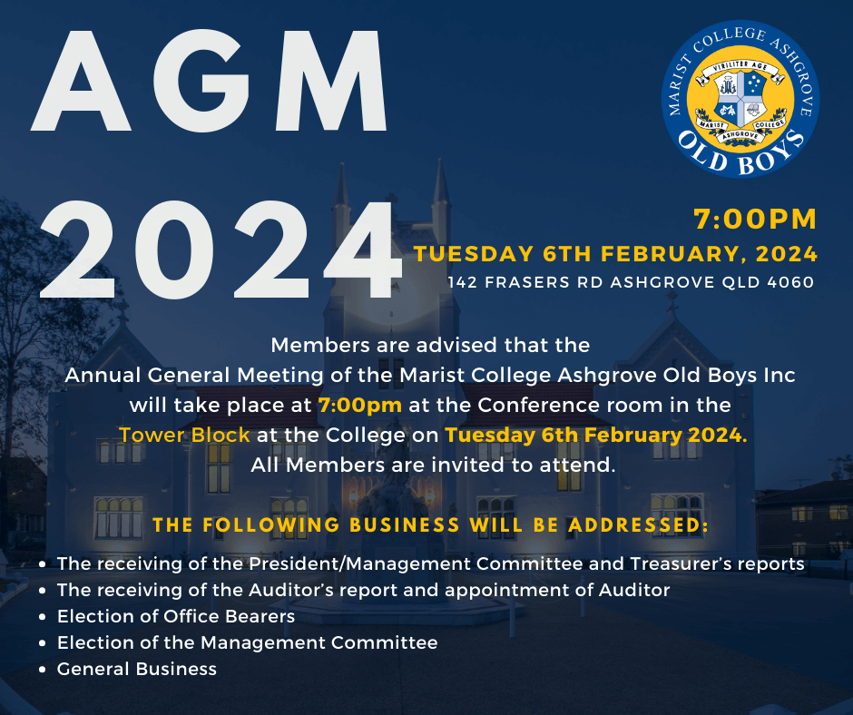 You are currently viewing AGM – 6 Feb 2024
